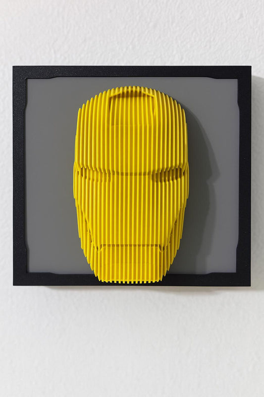Hero Wall Sculpture – 3D Printed Robot Art for Kids