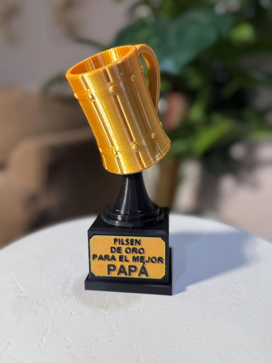 Father's  day GIFT 3D printed Trophy for the Best Dad