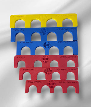 Choice Electrician’s Conduit Spacer Combo Pack – 6 Sizes