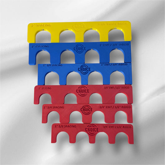 Choice Electrician’s Conduit Spacer Combo Pack – 6 Sizes