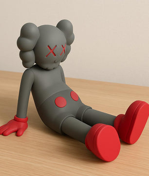 Seated Inspired Art Toy – Matte Vinyl Designer Figurine Decor